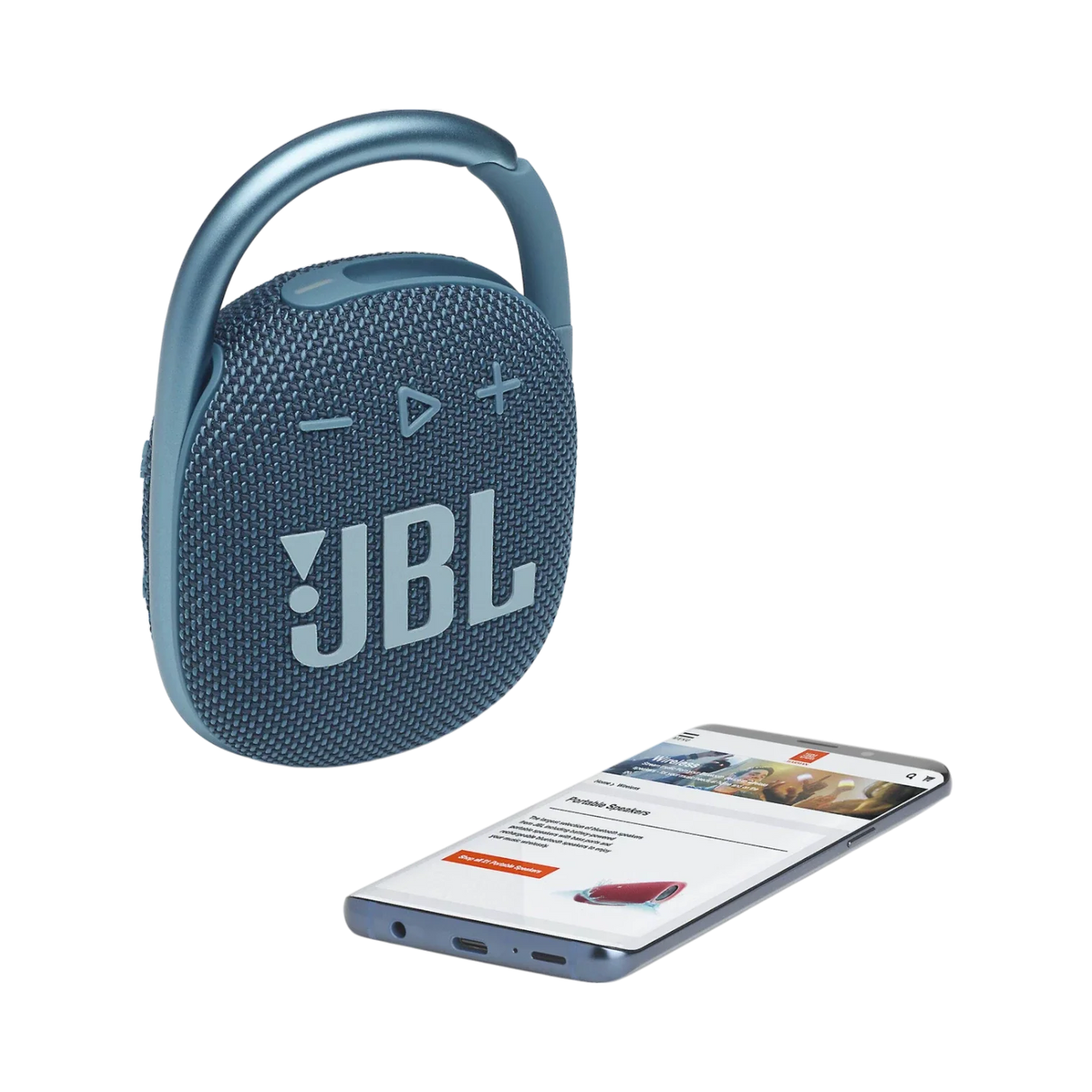 JBL Clip 4 IP67 Portable Bluetooth Speaker (Blue)