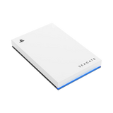 Seagate 2TB External USB 3.2 Gen 1 Portable Game HDD for PlayStation (White, Blue LED Lighting)