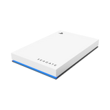 Seagate 2TB External USB 3.2 Gen 1 Portable Game HDD for PlayStation (White, Blue LED Lighting)