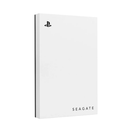 Seagate 2TB External USB 3.2 Gen 1 Portable Game HDD for PlayStation (White, Blue LED Lighting)