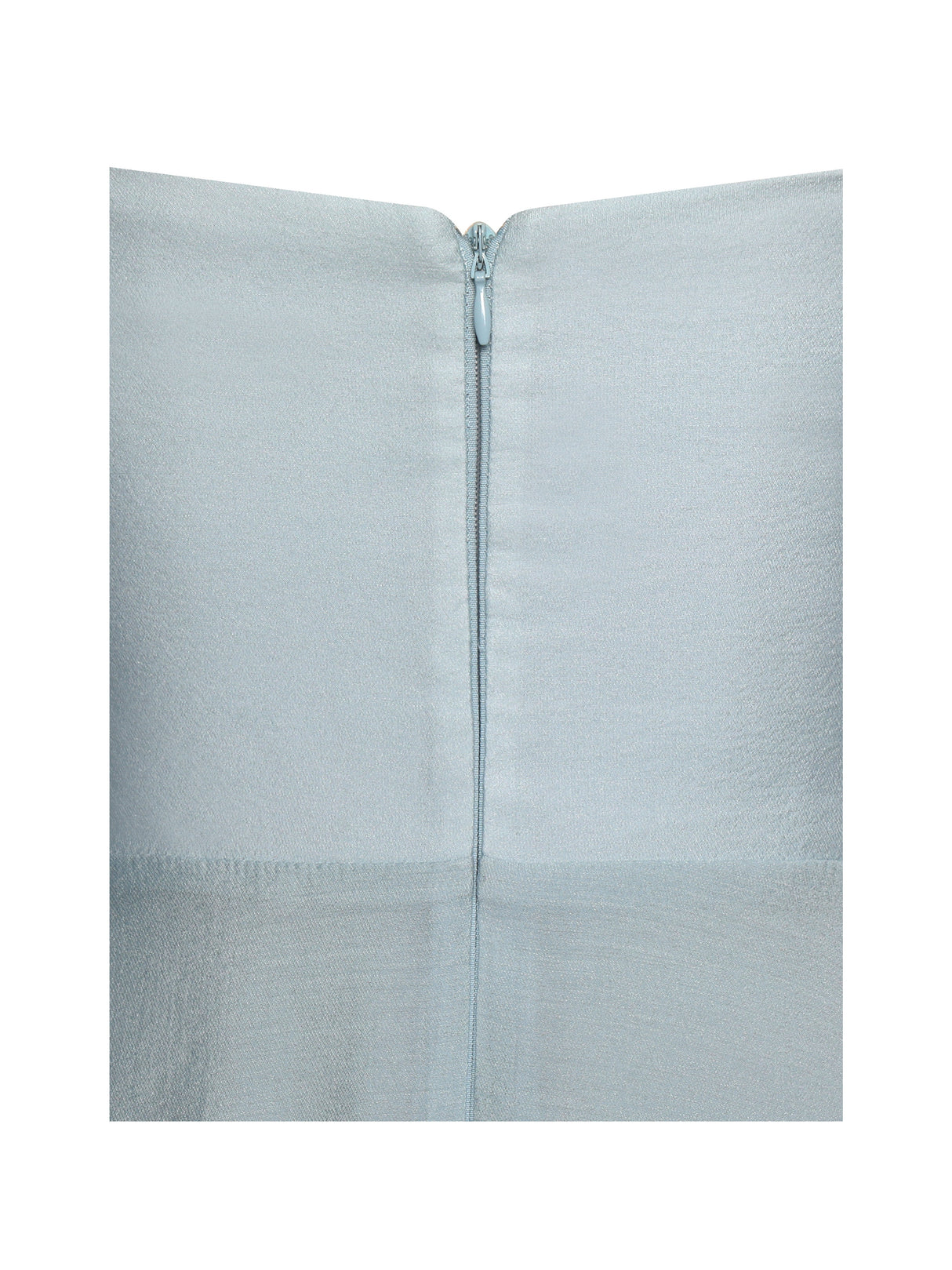 Yaffa Baby Blue Asymmetrical Mini Dress