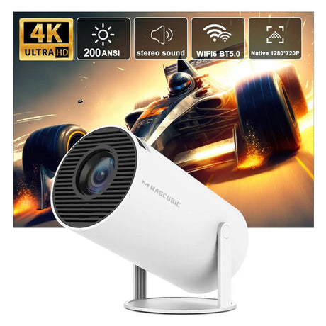 Magcubic HY300 Pro Mini Projector 4K Android 11 Dual Wifi6 200ANSI Allwinner H713 BT5.0 1080P 1280*720P Home Cinema Outdoor Projetor