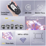 Magcubic HY300X 4K HD Electronic Focus Projector Android11 Dual Wifi6 200ANSI Allwinner H713 BT5.0 Home Cinema Outdoor Projetor