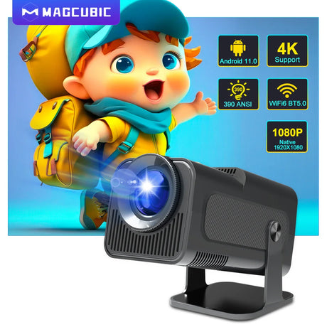 Magcubic HY320 4K Android 11 Mini Projector Native 1080P 390ANSI Dual Wifi6 BT5.0 1920*1080P Cinema portable Projetor upgrated HY300