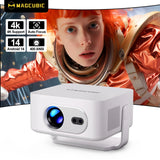 Magcubic Android 14 Auto Focus HY300Max Portable Projector 8K 400ANSI WiFi 6  Projector Support Full HD 720P Home Outdoor Cinema